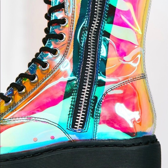 Dolls Kill Shoes New Current Mood Size5 Renegade Boot Dollskill